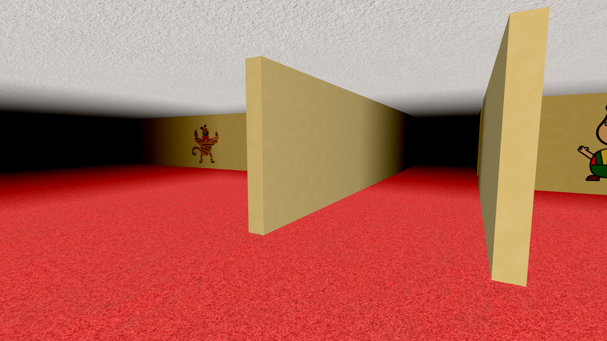 The backrooms Level fun part 2, Creds: return to render, #xyzbca #, the backrooms