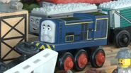 Sidney derailed at Ffarquhar Quarry.