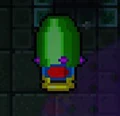 A Mutant Shotgun Kin about to burst into 6 shots.