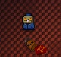 An Aged Gunsinger's frothing appearance a few seconds before chasing the player.
