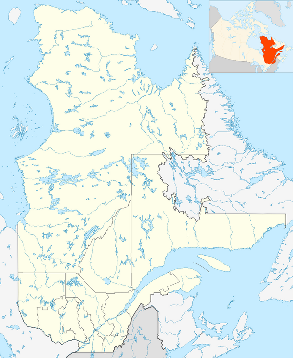 Calopteryx amata is located in Québec