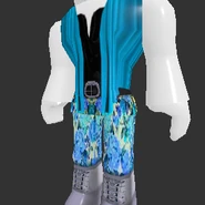 Blue Floral Outfit
