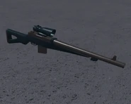 A CH-A sniper used by the SWAT. Notice how it has a scope and a laser, unlike the stock variant.