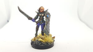 female human paladin