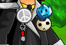 Peace Sticker + Cursed Charm + Freezie Badge