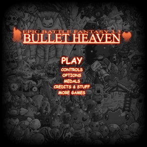 Title screen menu