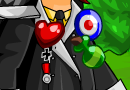 Heart Pin + Potion Badge + Target Badge