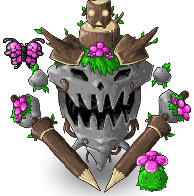 Knight of flowers