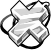 Flair Silver Cross.png