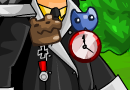 Beast Badge + Pocket Clock + Cat Badge