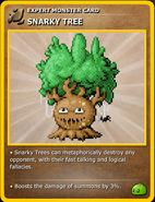 The Snarky Tree card