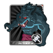 Blue Werewolf Card