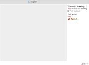 The meeting is on the right.