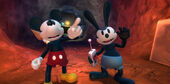 Mickey and Oswald spotting Elliott