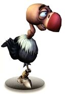 Render of a Vulture Hopper from The Art of Epic Mickey