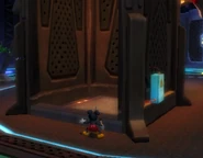 The power box and elevator are fixed! Mickey can continue to the roof!