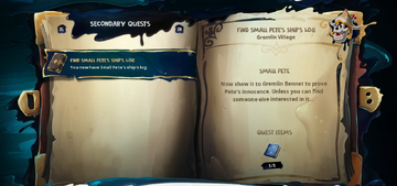 Find Small Pete&rsquo;s Ship Log | Epic Mickey Wiki | Fandom
