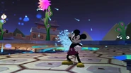 Mickey activating a Watch Sketch with an unused facial expression.