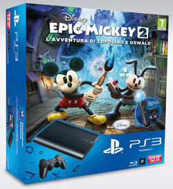 PlayStation3 - Mickeyページ Amazon.com: PS3 Slim 250GB Epic Mickey: Power of 2 Bundle