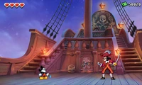 Captain Hook and Mickey Mouse in .
