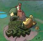 Wonderland in The Disney Epic Mickey Digicomics (iOS) app