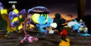 Mickey befriending a Seer.