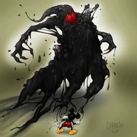 Concept art of an earlier design for the Blot, possibly recycled for the Shadow Blot's appearance