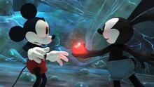 Oswald giving Mickey's heart back to him