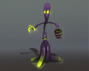 Render of a Sweeper from Epic Mickey 2: The Power of Two with background.