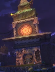 The Village Tower Mickey must fix in order to open the gate