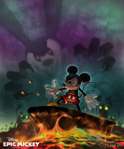 Epic mickey concept shop art