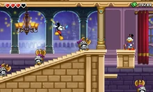 Mickey finding Scrooge in the castle