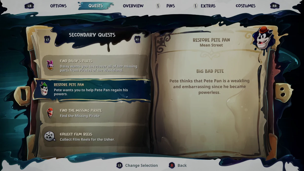 Restore Pete Pan | Epic Mickey Wiki | Fandom