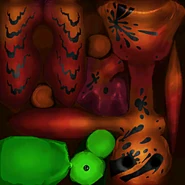 Scrapped dropwing texture