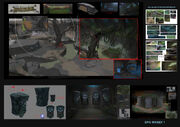 Concept art of the Jungle