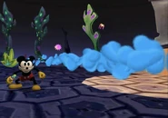 Hero Mickey shooting paint at the camera.