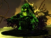 The Shadow Blot covered in Thinner