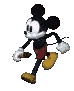 Mickey walking