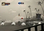 Mickey reaching the end Projector Screen