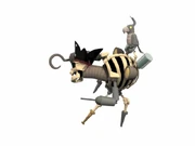 "Hit" animation for a Pirate Blotworx