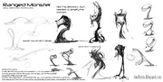 Concept art of a "Ranged Monster".