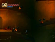 Mickey traversing Fantasia Part III