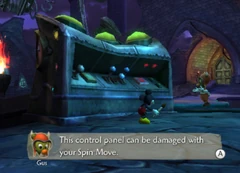  tells Mickey to use the Spin Move