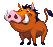 Pumbaa's sprite from the game.