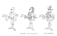 Generic male duck in different costumes from the game.