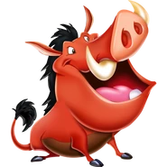 Pumbaa as he appears in The Lion King series.