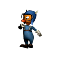 A Blue Gremlin