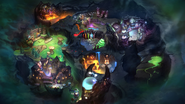 A map of the Frontierland part of Epic Mickey 2: The Power of Two