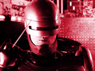 RoboCop seen with his terminal strip