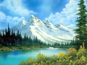 Bob Ross's Painting Based On